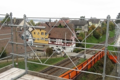 Aussichten aus dem 3. OG Haus Bahntrassee